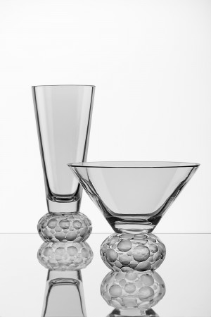 Marbles - modern Czech crystal glassware